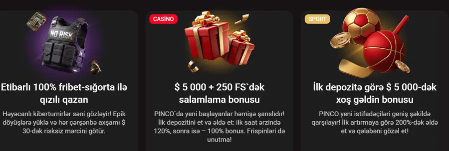 Pinco bonus promo code